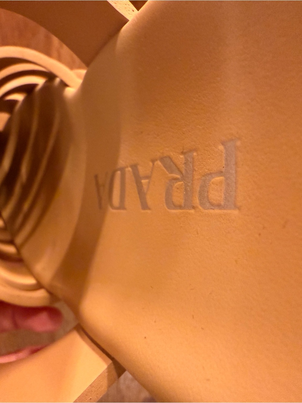 Prada Rubber Monolith sandals - Picture 11 of 13